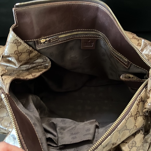 Gucci Hysteria Logo Coated Canvas XXL Tote - Picture 4 of 12